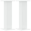 Vidaxl Standard pianta 2 St 30x30x80 cm Bianco in legno trasformato