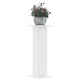 Vidaxl plantenstandaards 2 st 30x30x80 cm bewerkt hout wit