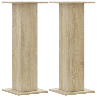 Vidaxl Standard pianta 2 PC 30x30x80 cm Oak Sonoma trasformato in legno