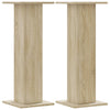 Vidaxl plantenstandaards 2 st 30x30x80 cm bewerkt hout sonoma eiken