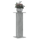 Standard di pianta Vidaxl 2 PC 30x30x80 cm Sonoma grigio elaborato