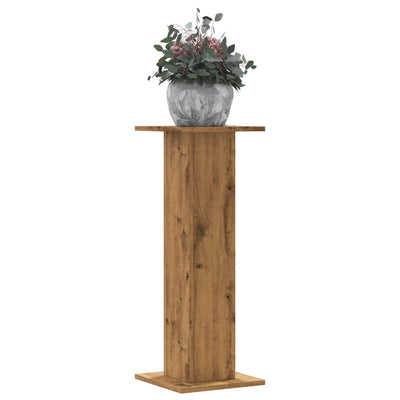 Supporti per piante Vidaxx 2 pezzi 30x30x80 cm in legno di rovere artigianale