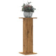 Vidaxx maceteros 2 piezas 30x30x80 cm madera artesanal roble