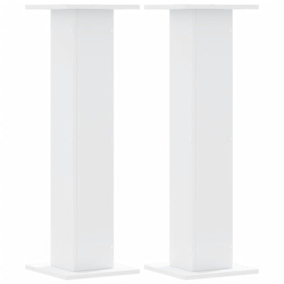 Standard di pianta Vidaxl 2 PC 30x30x95 cm Bianco in legno
