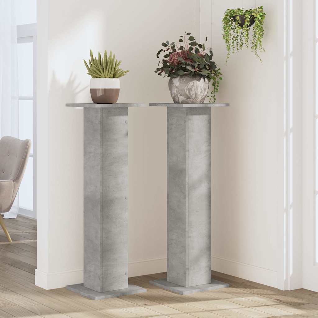 Standard di impianti Vidaxl 2 PC 30x30x95 cm Prezzo in legno elaborato