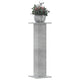 Standard di impianti Vidaxl 2 PC 30x30x95 cm Prezzo in legno elaborato