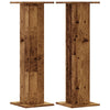 Supporti per piante Vidaxxl 2 pz 30x30x95 cm in legno trattato, color legno vecchio