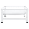 Vidaxl Washing Machineverhoger con scaffale estensibile bianco