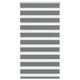 Vidaxl Zebra Roller Blind 90x100 CM Fabric Ancho 85.9 cm de gris oscuro