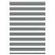Vidaxl zebra rullo cieco 95x100 cm Larghezza tessuto 90,9 cm grigio scuro