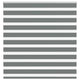 Vidaxl Zebra Roller Blind 145x100 cm ancho de polvo 140.9 cm de color gris oscuro