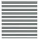 Vidaxl Zebra Roller Blind 150x100 cm ancho de polvo 145.9 cm de color gris oscuro