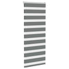 Vidaxl zebra rolgordijn 60x150 cm stofbreedte donkergrijs 55,9 cm