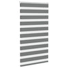 Vidaxl Zebra Roller Blind 70x150 cm de polvo ancho de 65.9 cm de gris oscuro