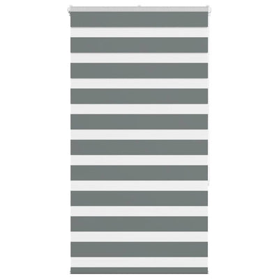 VidaXL zebra roller blind 80x150 cm fabric width 75.9 cm dark gray
