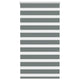 Vidaxl zebra rullo cieco 90x150 cm Larghezza polvere 85,9 cm grigio scuro