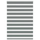 Vidaxl zebra rullo cieco 95x150 cm Larghezza tessuto 90,9 cm grigio scuro