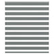 Vidaxx estor enrollable cebra 130x150 cm ancho de tela 125,9 cm gris oscuro
