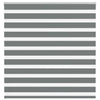 Tenda a rullo VidaXL zebrata 140x150 cm larghezza tessuto 135,9 cm grigio scuro