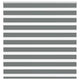 VidaXL estor enrollable cebra 140x150 cm ancho de tela 135,9 cm gris oscuro