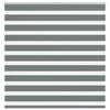 VidaXL estor enrollable cebra 145x150 cm ancho de tela 140,9 cm gris oscuro