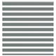 VidaXL estor enrollable cebra 145x150 cm ancho de tela 140,9 cm gris oscuro