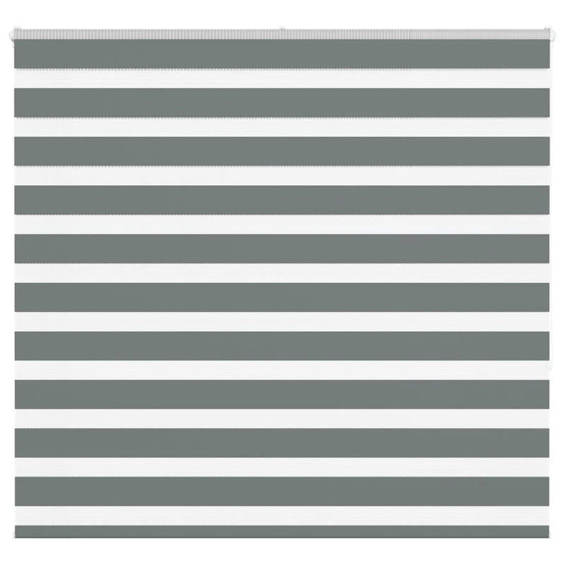 Vidaxl zebra rolgordijn 155x150 cm stofbreedte 150,9 cm donkergrijs