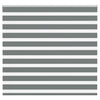 VidaXL estor enrollable cebra 160x150 cm ancho de tela 155,9 cm gris oscuro
