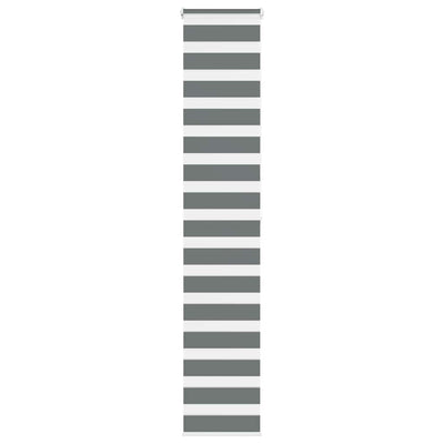 Vidaxl zebra rullo cieco 40x200 cm di larghezza di polvere 35,9 cm grigio scuro