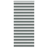 Vidaxl zebra rolgordijn 105x200 cm stofbreedte 100,9 cm donkergrijs