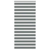 Vidaxl Zebra Roller Blind 110x200 CM Fabric Width 105.9 cm de gris oscuro