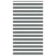 Vidaxl zebra rullo cieco 125x200 cm Larghezza tessuto 120,9 cm grigio scuro
