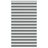 Vidaxl Zebra Roller Blind 130x200 CM Fabric Ancho de 125.9 cm de color gris oscuro