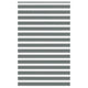 Vidaxl Zebra Roller Blind 150x200 CM Fabric Ancho 145.9 cm de gris oscuro