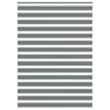 Vidaxl Zebra Roller Blind 165x200 CM Fabric Ancho 160.9 cm de color gris oscuro