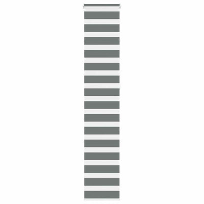 Vidaxl zebra rullo cieco 40x230 cm larghezza del tessuto 35,9 cm grigio scuro