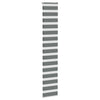 Vidaxl zebra rullo cieco 50x230 cm Larghezza tessuto 45,9 cm grigio scuro