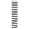 Vidaxl Zebra Roller Blind 55x230 CM Fabric Ancho 50.9 cm de gris oscuro