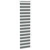 Vidaxl zebra rullo cieco 65x230 cm Larghezza tessuto 60,9 cm grigio scuro