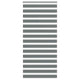 Vidaxl Zebra Roller Blind 95x230 CM Fabric Width 90.9 cm de gris oscuro