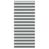 Vidaxl Zebra Roller Blind 100x230 cm de ancho de polvo 95.9 cm de gris oscuro