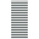 Vidaxl zebra rullo cieco 115x230 cm Larghezza tessuto 110,9 cm grigio scuro