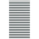 Vidaxl zebra rullo cieco 125x230 cm Larghezza tessuto 120,9 cm grigio scuro