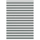 VidaXL estor enrollable cebra 160x230 cm ancho de tela 155,9 cm gris oscuro