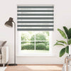 VidaXL estor enrollable cebra 160x230 cm ancho de tela 155,9 cm gris oscuro