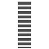 Vidaxl zebra rullo cieco 55x100 cm Larghezza polvere 50,9 cm nero