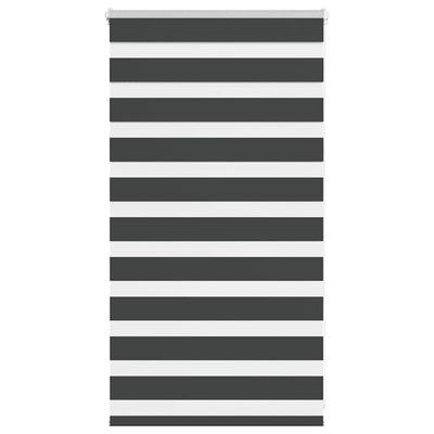 Vidaxl zebra rolgordijn 70x100 cm stofbreedte 65,9 cm zwart