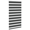 Vidaxl Zebra Roller Blind 75x100 CM Fabric Ancho 70.9 cm Negro