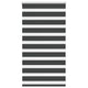 Vidaxl Zebra Roller Blind 80x100 cm Larghezza polvere 75,9 cm Nero