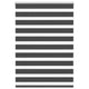Vidaxl Zebra Roller Blind 100x100 cm Larghezza polvere 95,9 cm Nero